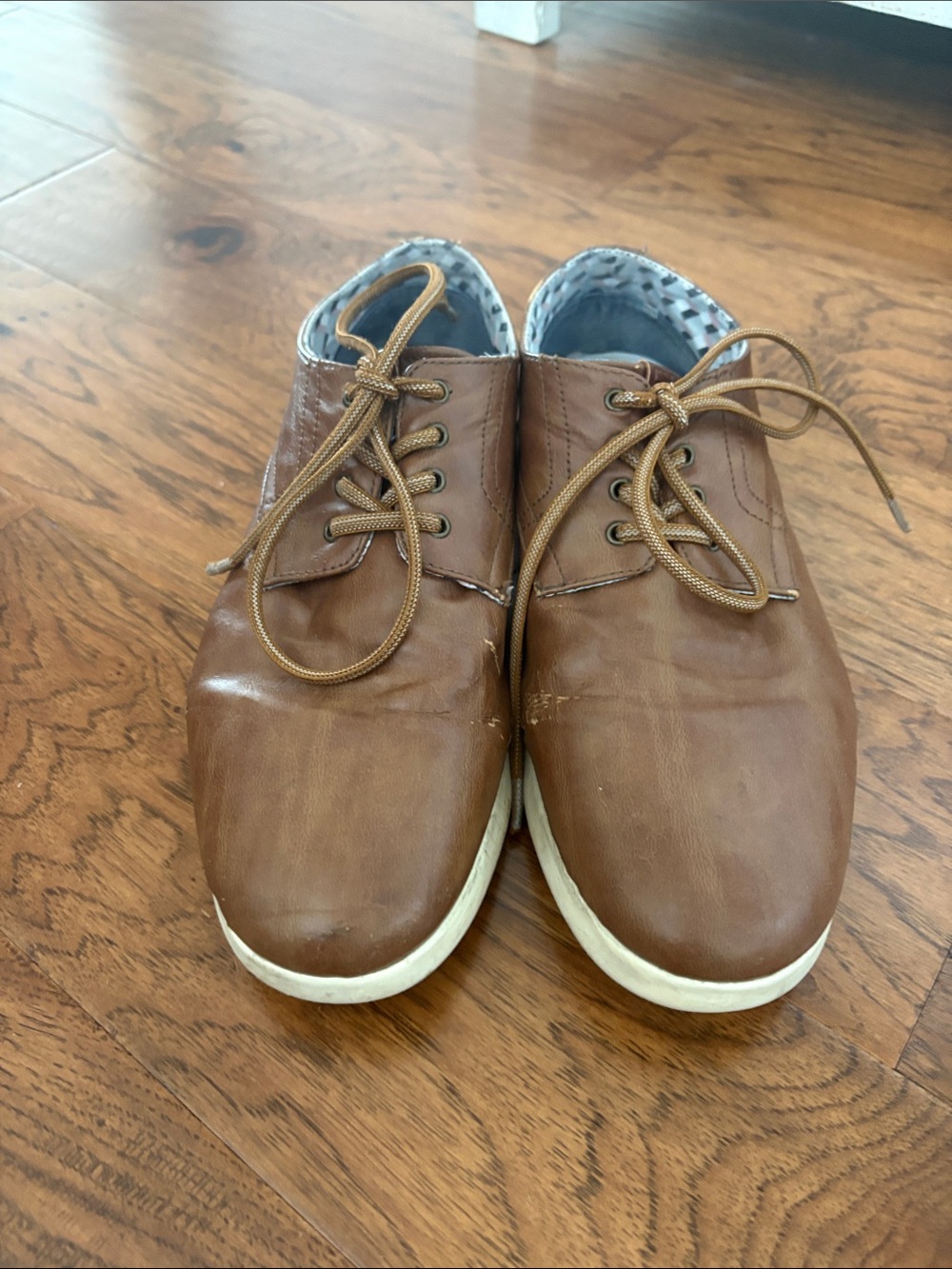 Sperry Men’s Brown Leather Lace-Up Casual Shoes
